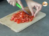 Tuna tomato and feta muffins - Preparation step 1