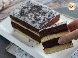 Step 11 - Vanilla and chocolate layer cake