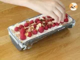 Raspberry tiramisu cake log - Preparation step 6