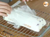 Raspberry tiramisu cake log - Preparation step 9