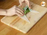Spring rolls - marinated beef - Preparation step 6