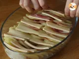 Potato, pancetta and cheese gratin - Preparation step 4