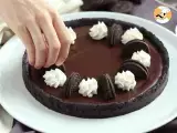 Oreo and chocolate tart - no bake - Preparation step 5