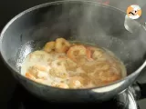 Vegetable and shrimps wok - Preparation step 2