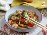 Vegetable and shrimps wok - Preparation step 6