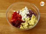 Tortellini salad with pesto sauce - Preparation step 2