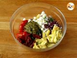 Tortellini salad with pesto sauce - Preparation step 3