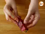 Yakitori skewers - beef and cheese - Preparation step 6