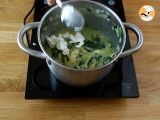 One pot pasta goat cheese, spinach and chicken - Preparation step 4