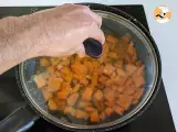 Step 5 - Pumpkin and sausage meat pasta