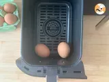 Soft-boiled eggs cooked in Air fryer - Preparation step 1