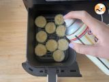 Air fryer Zucchini chips - Preparation step 4