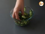 Japanese cucumber salad - Preparation step 3
