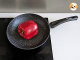 How to peel pan-fried bell peppers? - Preparation step 1