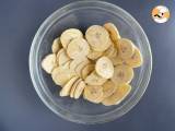 Plantain chips baked in the oven - Preparation step 2