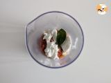 Creamy pasta with burrata cheese and cherry tomatoes - Preparation step 4