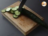 Super-refreshing summer tart: ricotta, cucumber and smoked salmon - Preparation step 5