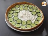 Super-refreshing summer tart: ricotta, cucumber and smoked salmon - Preparation step 8