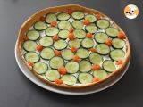 Super-refreshing summer tart: ricotta, cucumber and smoked salmon - Preparation step 9