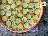 Super-refreshing summer tart: ricotta, cucumber and smoked salmon - Preparation step 10