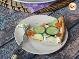 Super-refreshing summer tart: ricotta, cucumber and smoked salmon - Preparation step 11