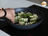 Zucchini skewers with a delicious, spicy Asian sauce - Preparation step 5