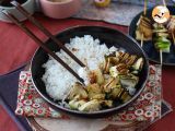 Zucchini skewers with a delicious, spicy Asian sauce - Preparation step 7