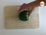 How do I peel peppers in the microwave? - Preparation step 1