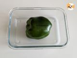 How do I peel peppers in the microwave? - Preparation step 2