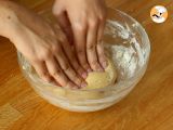 Shortbread cookies with m&m's - Preparation step 2