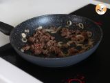 How to cook instant noodles? Quick recipe with beef and mushrooms! - Preparation step 6