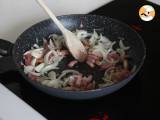 Tartiflette-style stuffed hedgehog bread - Preparation step 2