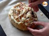 Tartiflette-style stuffed hedgehog bread - Preparation step 8