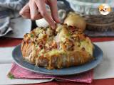 Tartiflette-style stuffed hedgehog bread - Preparation step 10