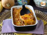 Vegetarian gratin with butternut squash, parmesan and mozzarella - Pumpkin parmigiana - Preparation step 9