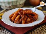 Pasta with sausage sauce: a simple dish with intense flavor - Preparation step 9