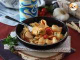 Pasta with scallops, an elegant seafood dish - Preparation step 7