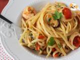 Pasta with seafood, a delicious and very quick dish - Preparation step 7