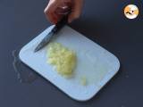 Smoked salmon tart with potato base - Preparation step 5