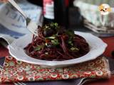 Spaghetti al fuoco di bacco: red wine pasta to bring something special to the table - Preparation step 7