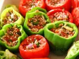 Gemista: A Greek recipe for stuffed tomatoes and bell peppers - Preparation step 6