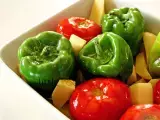 Gemista: A Greek recipe for stuffed tomatoes and bell peppers - Preparation step 7