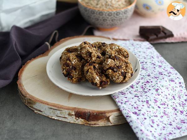 3-ingredient banana chocolate cookies