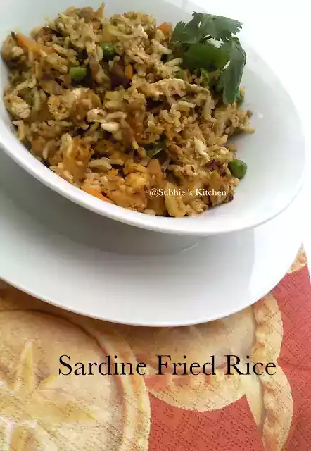Sardine fried rice recipe / nasi goreng sardin