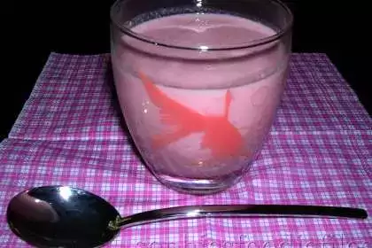 A strawberry smoothie