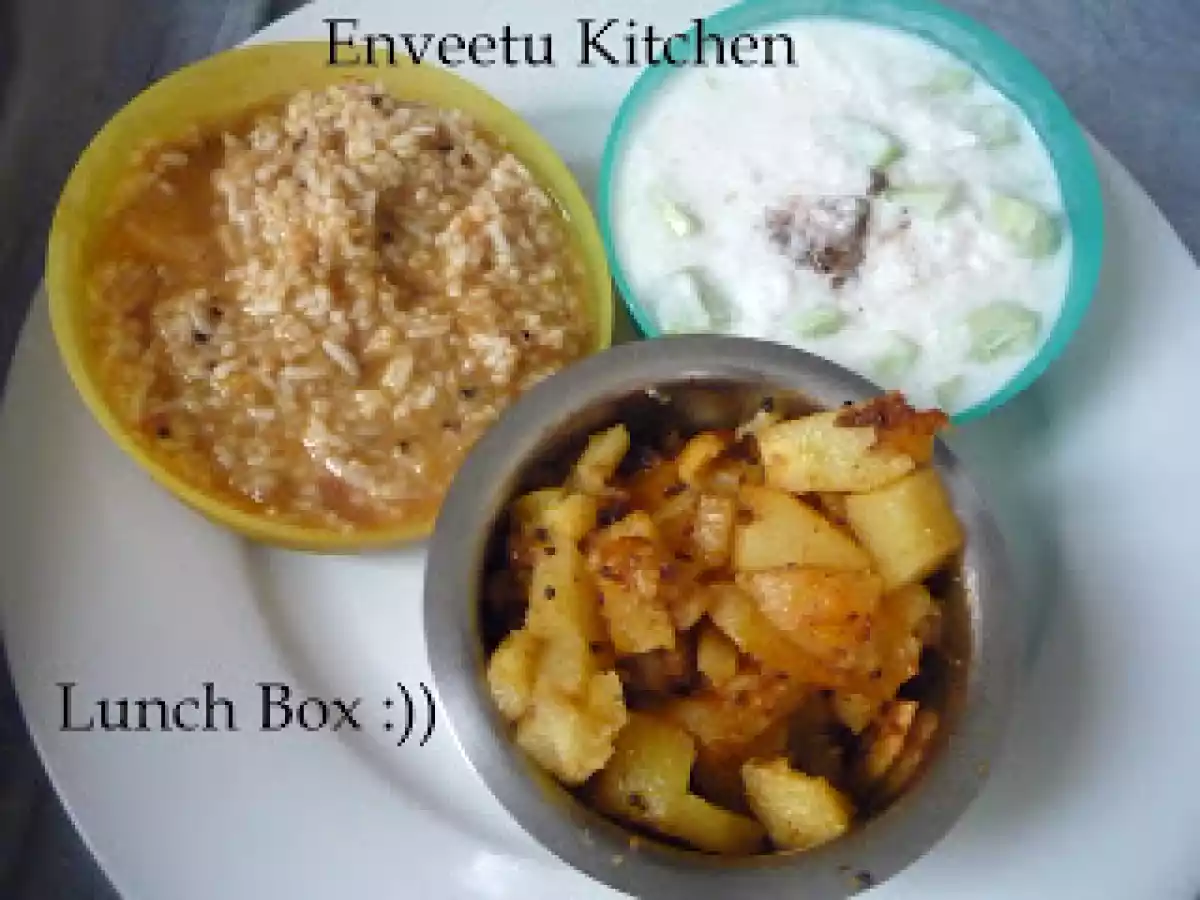 A Typical South-indian Lunch Box