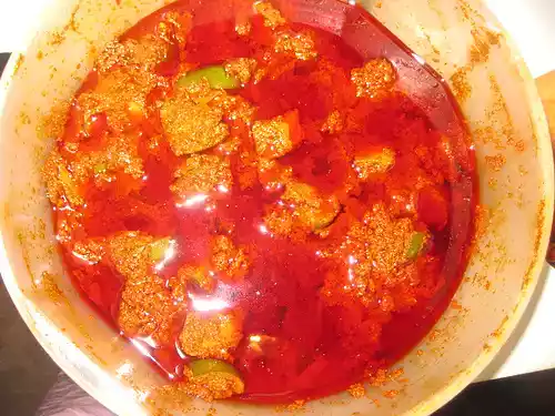 Aavakkai: raw mango pickle recipe