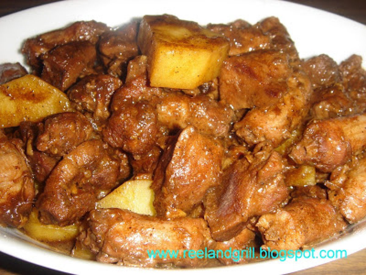 Adobong Lengua at Leeg (Ox Tongue and Chicken Neck Adobo) - photo 2