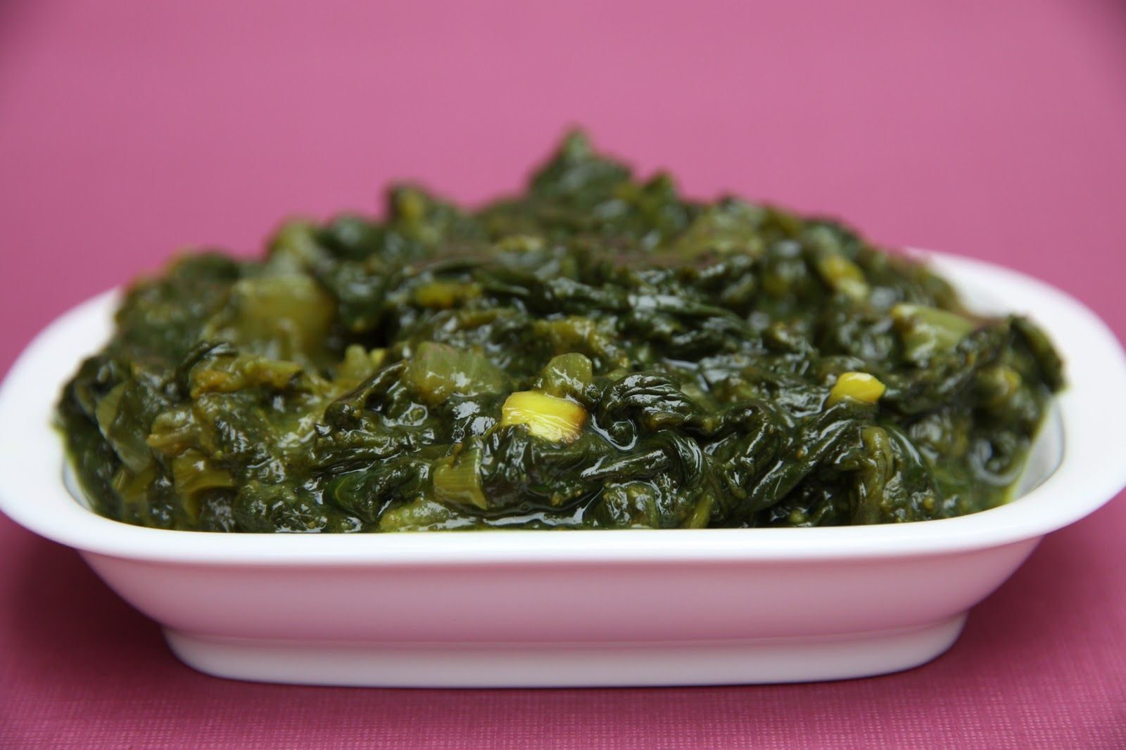 Afghan spinach with coriander--or the other way around - Recipe Petitchef