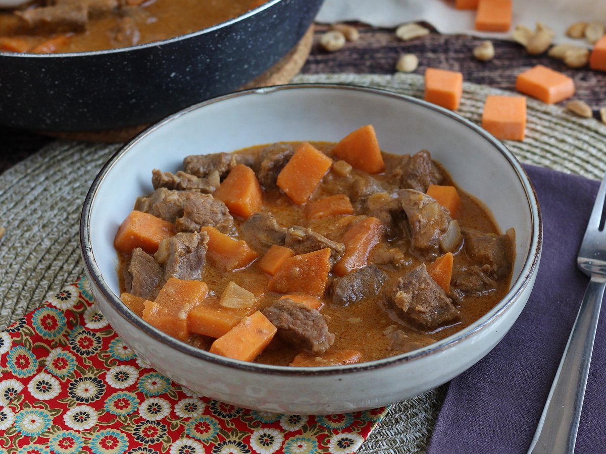 African mafé beef - easy and tasty recipe